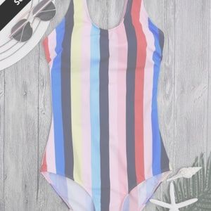 Rainbow One-Piece Swimsuit